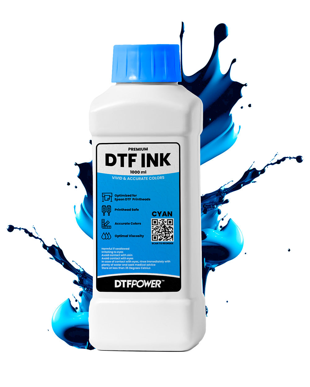 CYAN DTF Ink 1 Liter