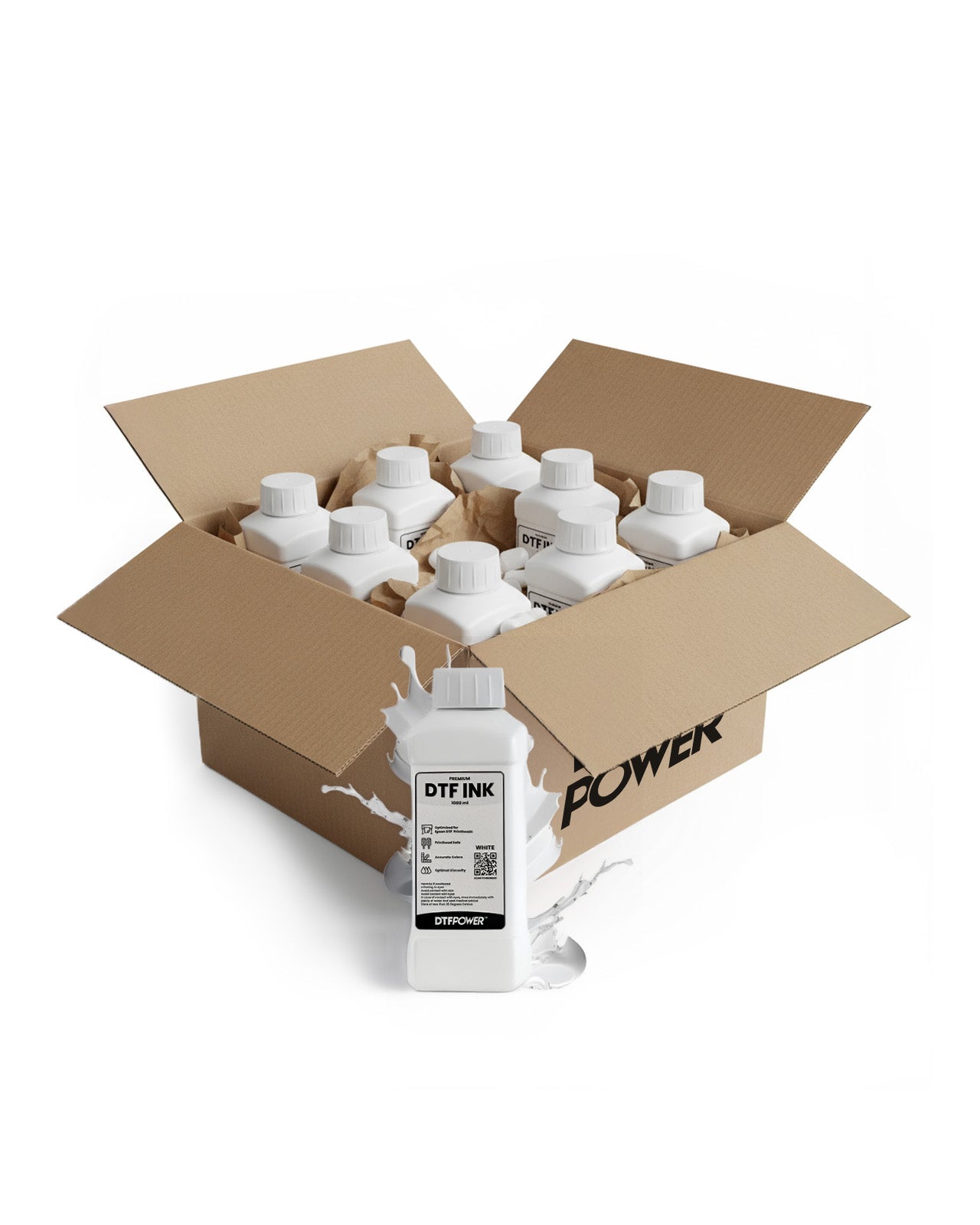 Bulk WHITE DTF Ink