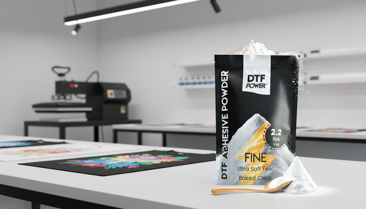 Ultra Soft DTF Adhesive Powder: Softer Feel, Sharper Detail, Stronger Wash Durability
