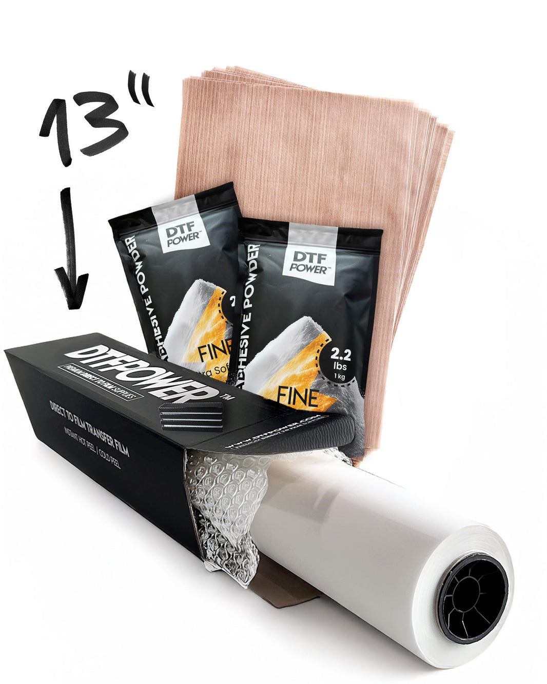 Instant Hot-Peel DTF Film Sheets & Rolls | DTF Power – DTF POWER