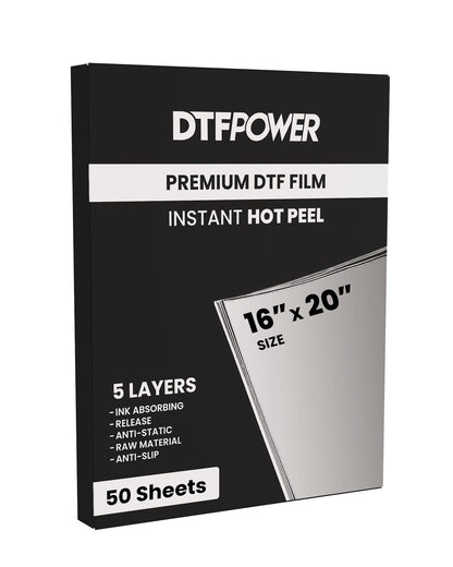 16x20 inch DTF Film Sheets Instant Peel