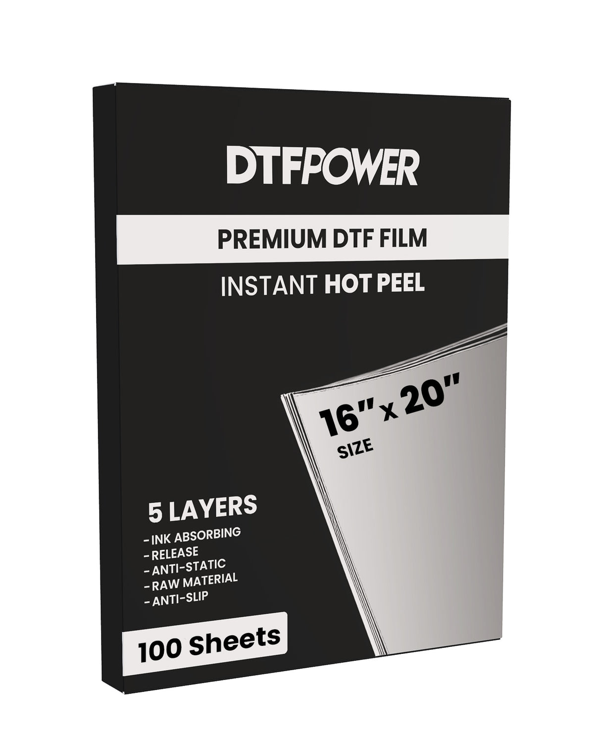16x20 dtf sheets dtf power film