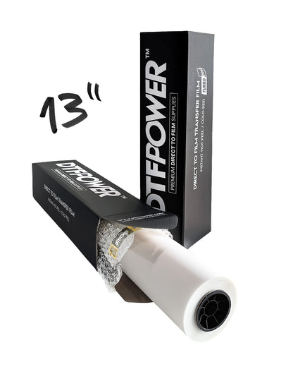 13" x 328' Instant HOT Peel / COLD Peel DTF Film